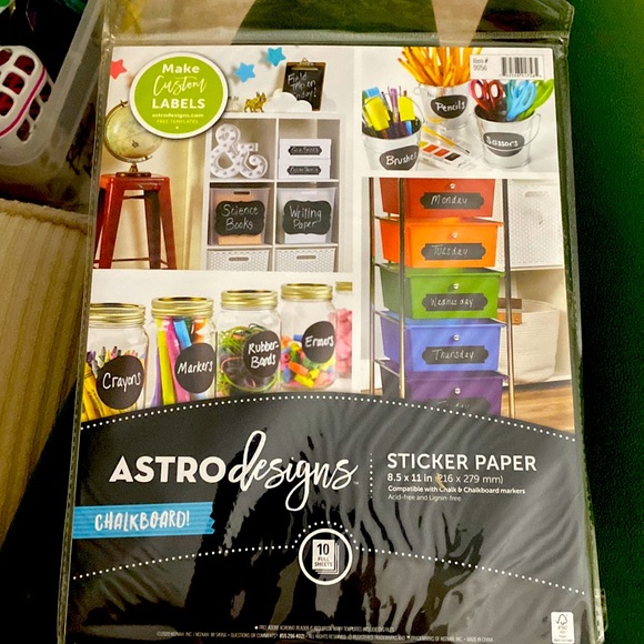 Chalkboard Sticker Paper - Picture 3 of 4